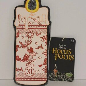 Loungefly Hocus Pocus Black Flame Candle Cardholder Wallet NWT​​